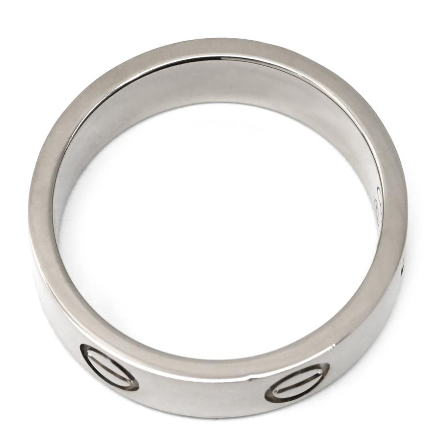 カルティエ リング 指輪 ラブ ラブリング クラシックモデル シルバー ホワイトゴールド #55 LOVE Ring K18WG Au750 18K 14.5号_1