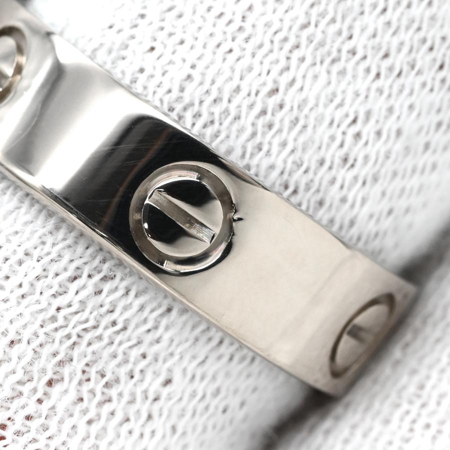 カルティエ リング 指輪 ラブ ラブリング クラシックモデル シルバー ホワイトゴールド #55 LOVE Ring K18WG Au750 18K 14.5号_2
