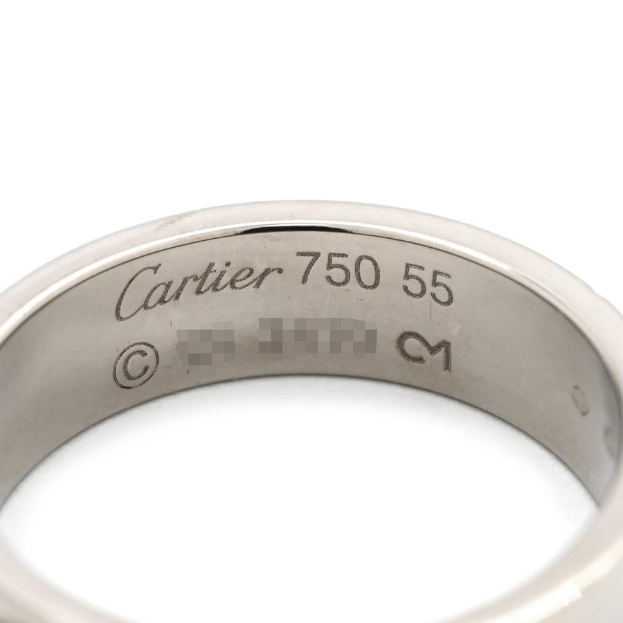 カルティエ リング 指輪 ラブ ラブリング クラシックモデル シルバー ホワイトゴールド #55 LOVE Ring K18WG Au750 18K 14.5号_5