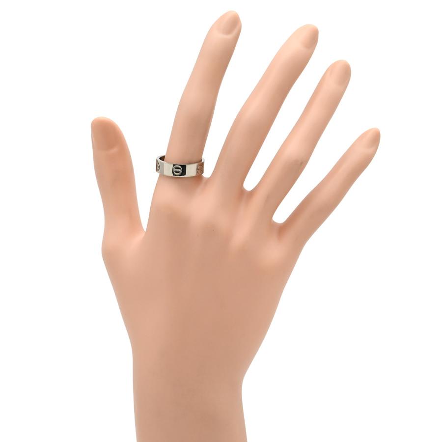 カルティエ リング 指輪 ラブ ラブリング クラシックモデル シルバー ホワイトゴールド #55 LOVE Ring K18WG Au750 18K 14.5号_7