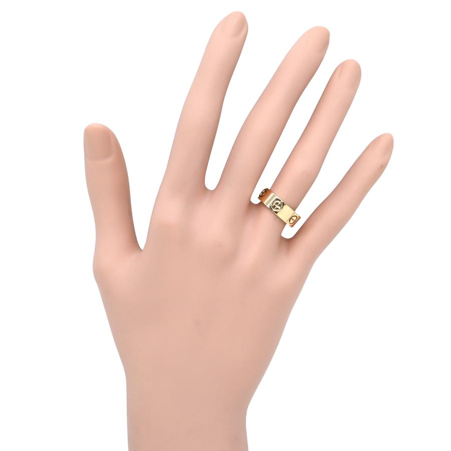 くちばしカルティエ ラブリング 1pd YG 48 LOVE（Cartier） カルティエ リング 指輪 ラブ ラブリング ゴールド YG