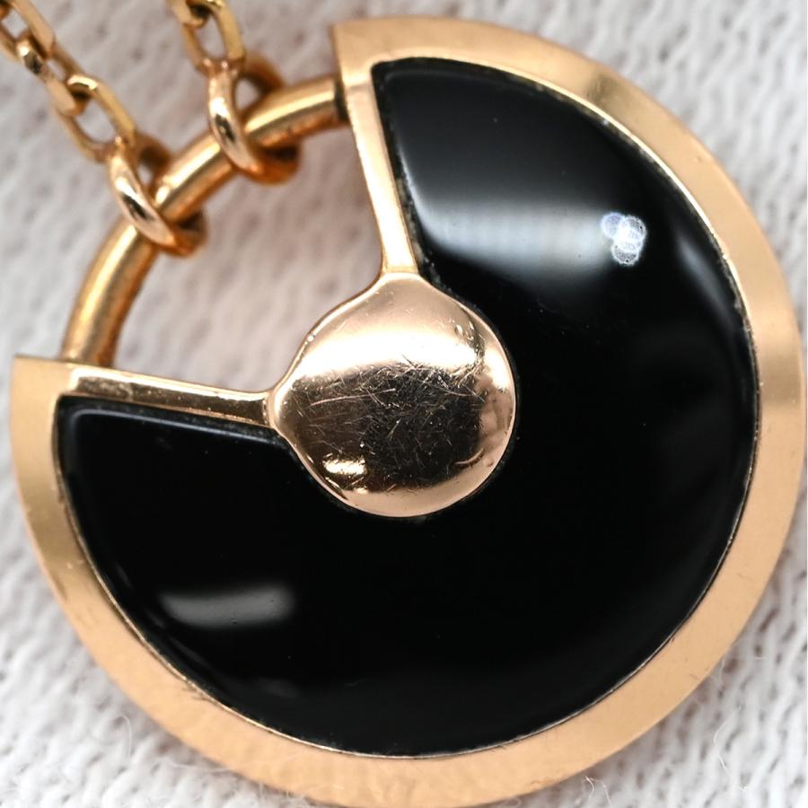 Cartier（カルティエ） ネックレス アミュレット ドゥ ブラック ピンク