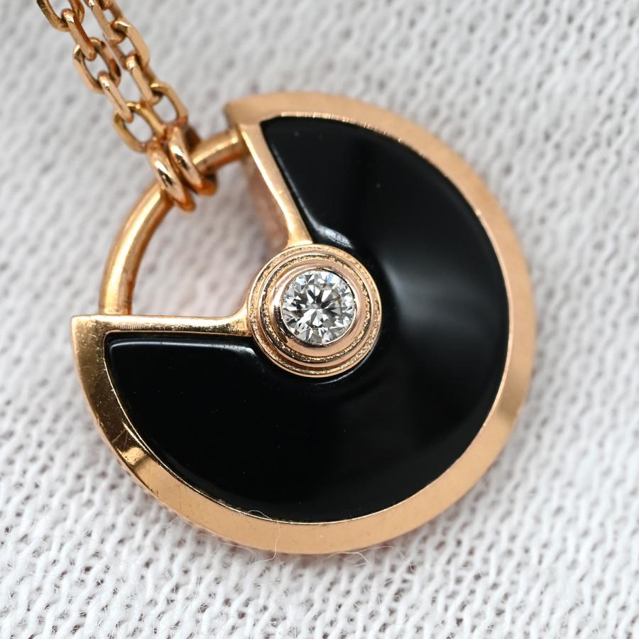 Cartier（カルティエ） ネックレス アミュレット ドゥ ブラック ピンク