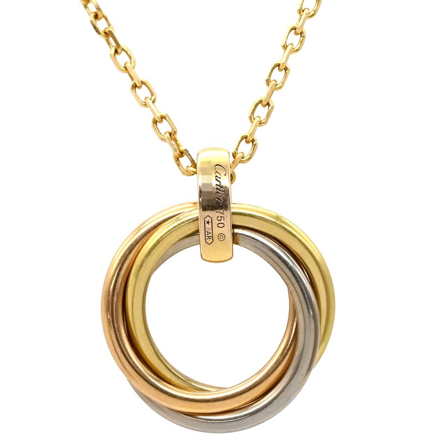 TRINITY（Cartier） カルティエ ネックレス トリニティ ゴールド WG YG
