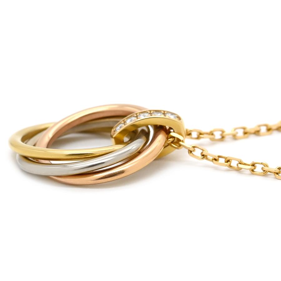 TRINITY（Cartier） カルティエ ネックレス トリニティ ゴールド WG YG