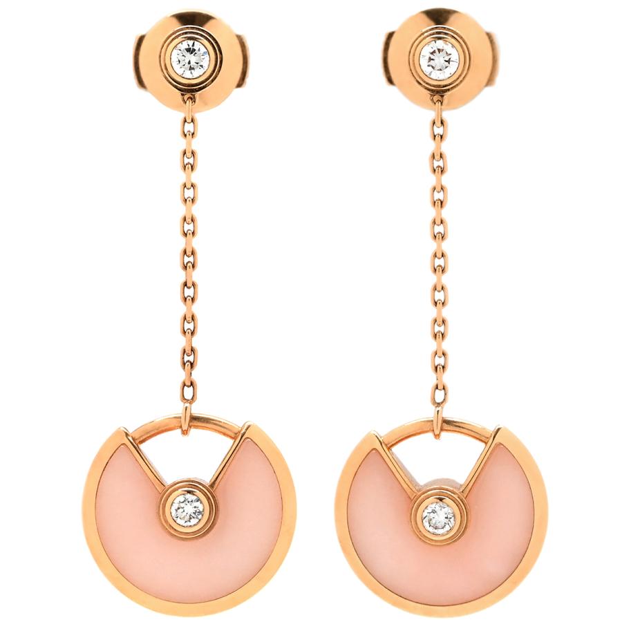 Cartier（カルティエ） ピアス アミュレット ドゥ ピンク ピンク