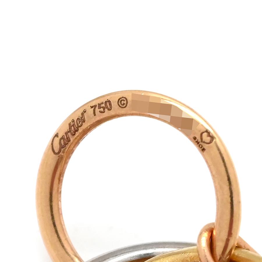 TRINITY（Cartier） カルティエ ピアス トリニティ ダイヤ ゴールド WG