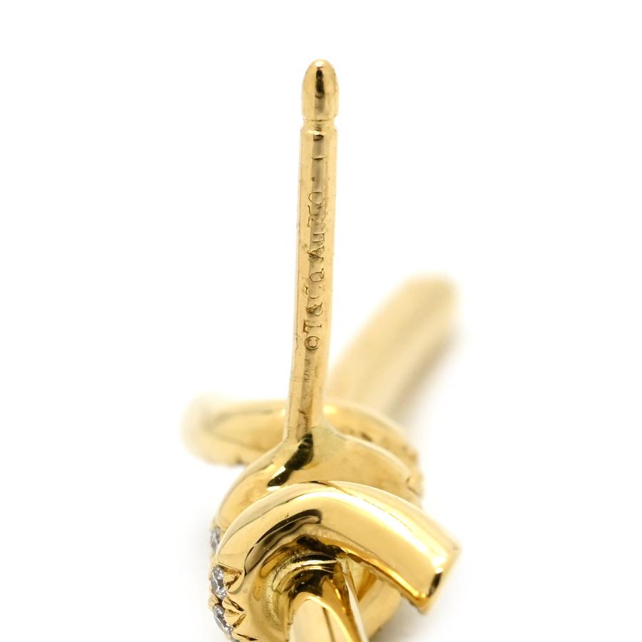 TIFFANY&Co.（ティファニー） ピアス ノット ダイヤモンドピアス