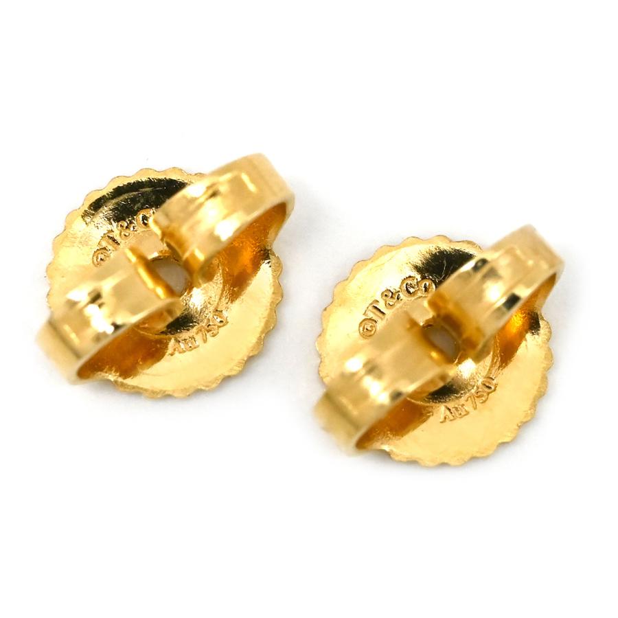 Tiffany(ティファニー) ノット　ピアス　18K イエローゴールド　片方 TIFFANY&Co.（ティファニー） ピアス ノット ダイヤモンドピアス
