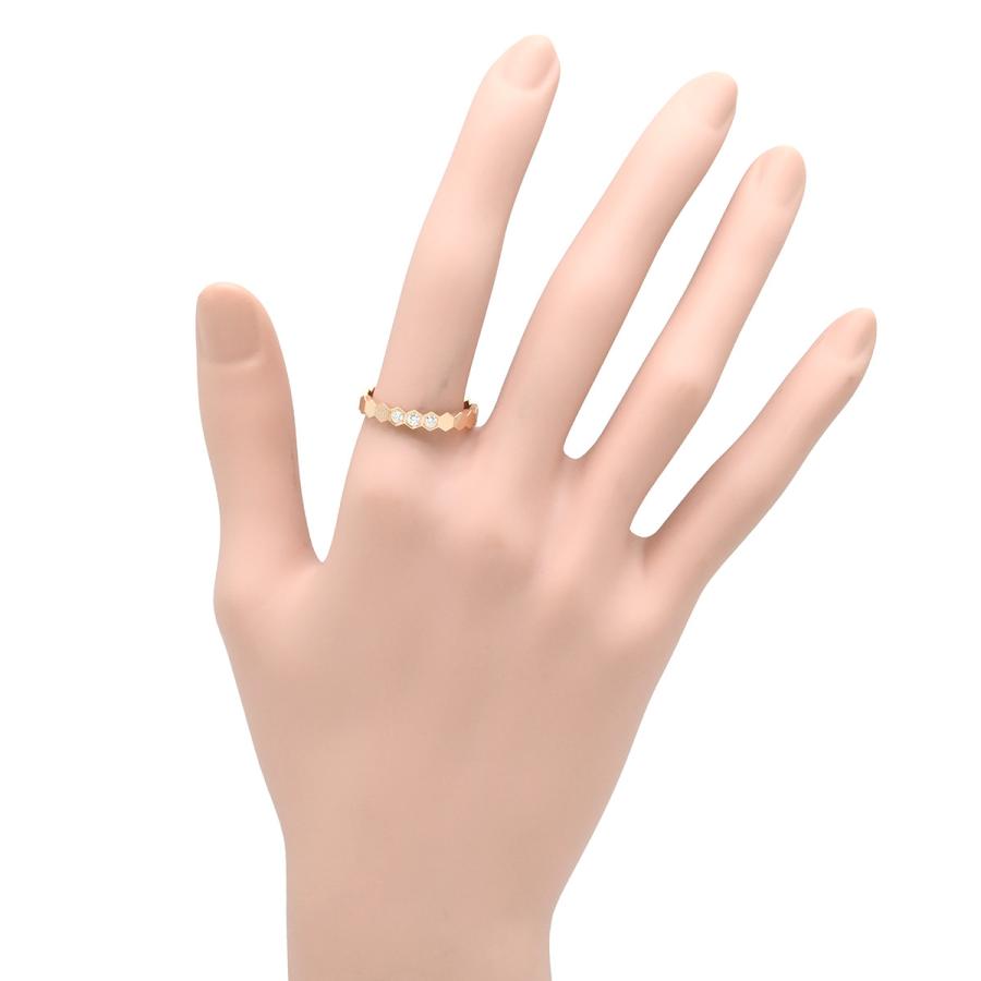 CHAUMET（ショーメ） リング 指輪 ビー ドゥ ダイヤ3P ゴールド ピンク
