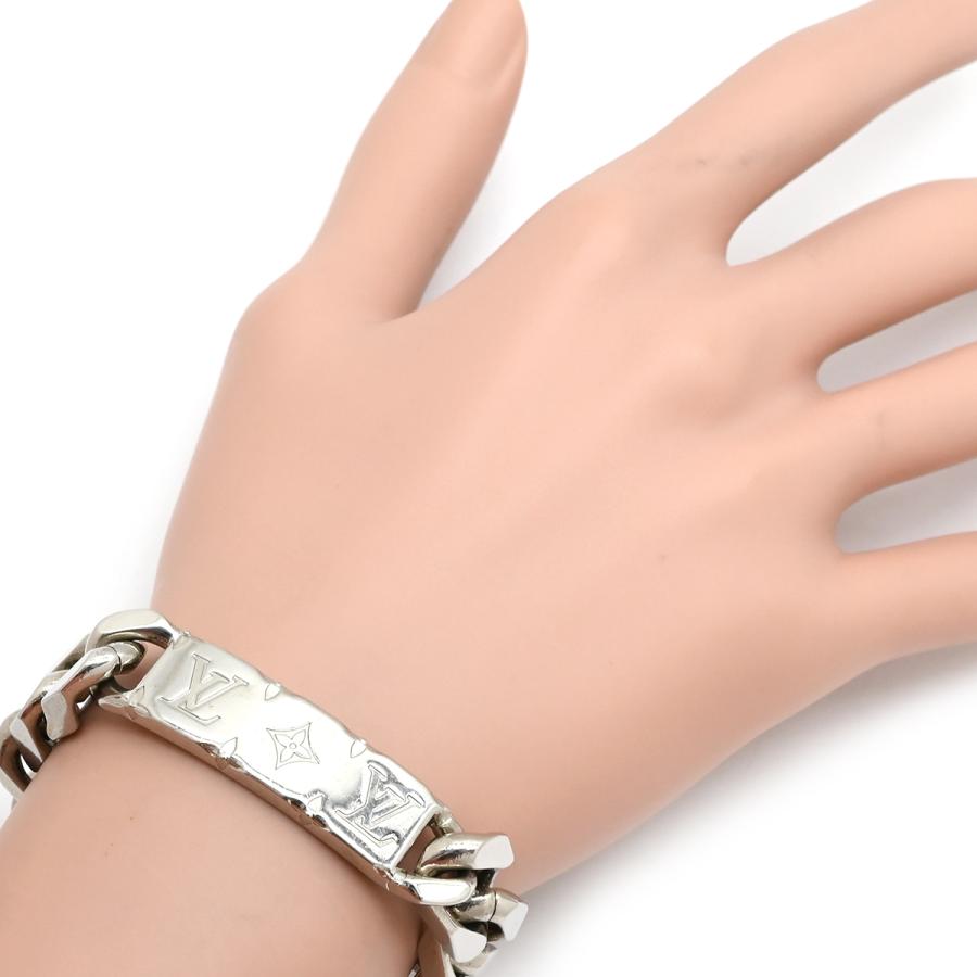 ルイヴィトン M00270 ブレスレット シルバー  LOUIS VUITTON ブラスレ・チェーンモノグラム ルイヴィトン M00270 ブレスレット ブラスレ・チェーンモノグラム