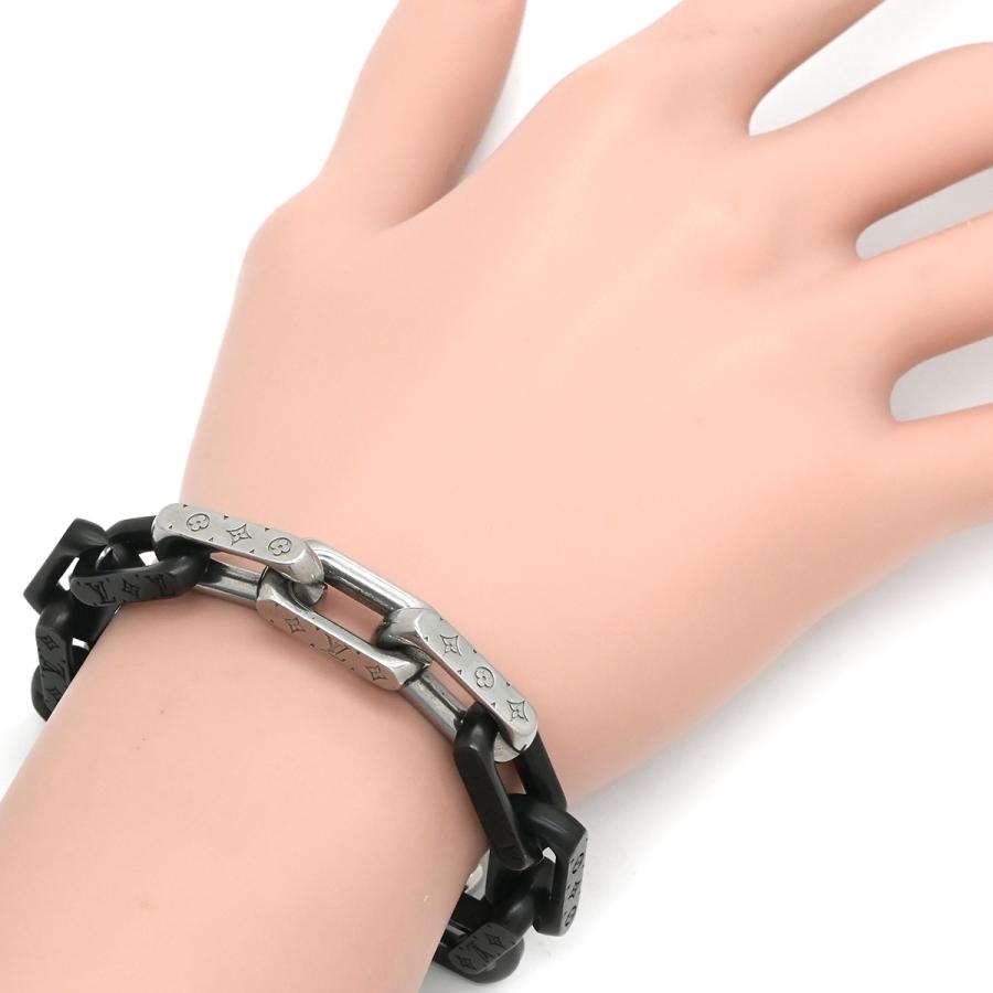 Louis Vuitton ステンレススチール ブレスレット 新品同様 LOUIS VUITTON（ルイ・ヴィトン） ブレスレット モノグラム チェーン