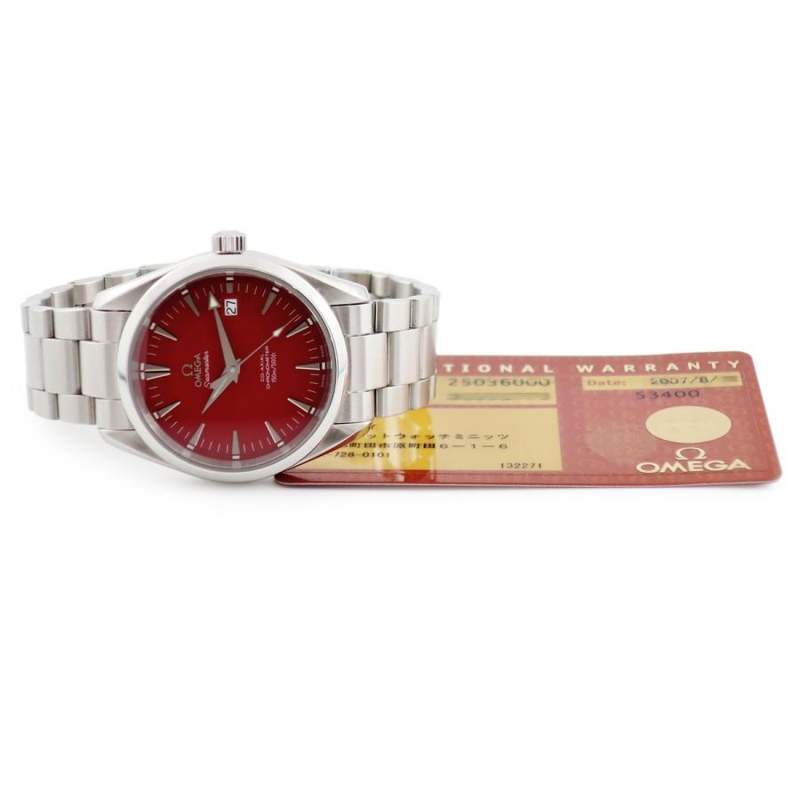 SEAMASTER 【3年保証】 オメガ シーマスター アクアテラ 丸井限定