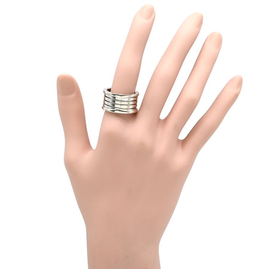 BVLGARI ビーゼロワンリング　WG#57サイズ ビー・ゼロワン ブルガリ リング 指輪 ビーゼロワン B-zero1 5バンド