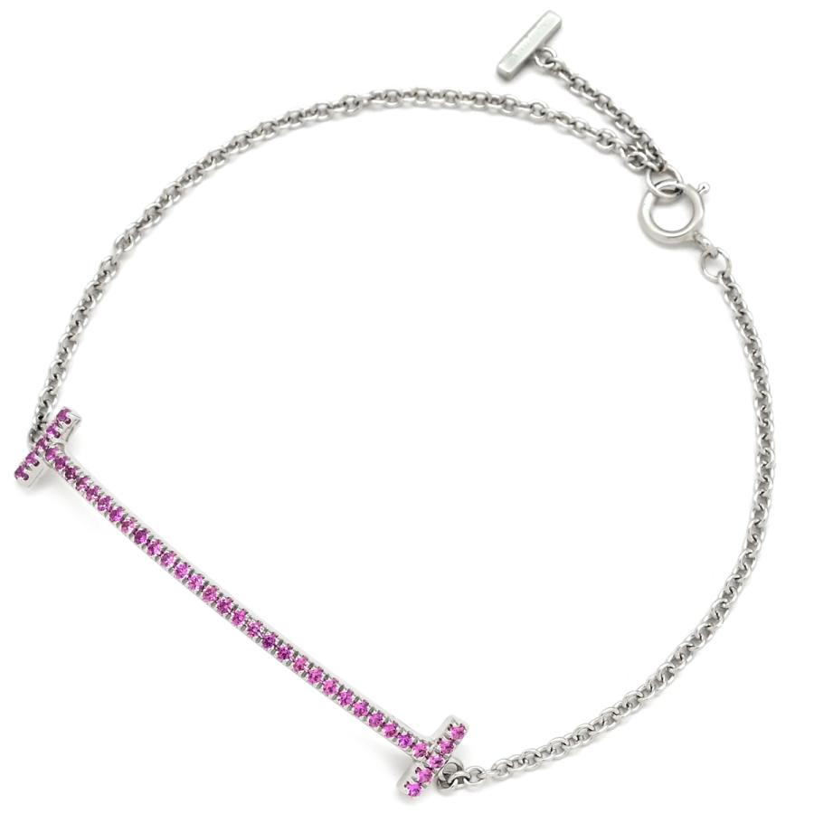 TIFFANY&Co.（ティファニー） ブレスレット T Tスマイル ピンク 