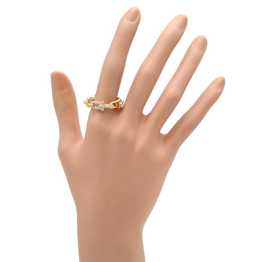 オシャレ指輪✨️　ハードウェアリング　ワンポイント　ゴールド TIFFANY&Co.（ティファニー） リング 指輪 ハードウェア ハードウェア