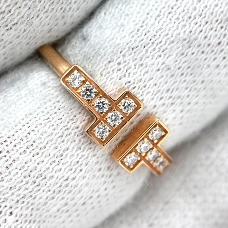 TIFFANY&Co.（ティファニー） リング 指輪 T T ダイヤモンド ワイヤー