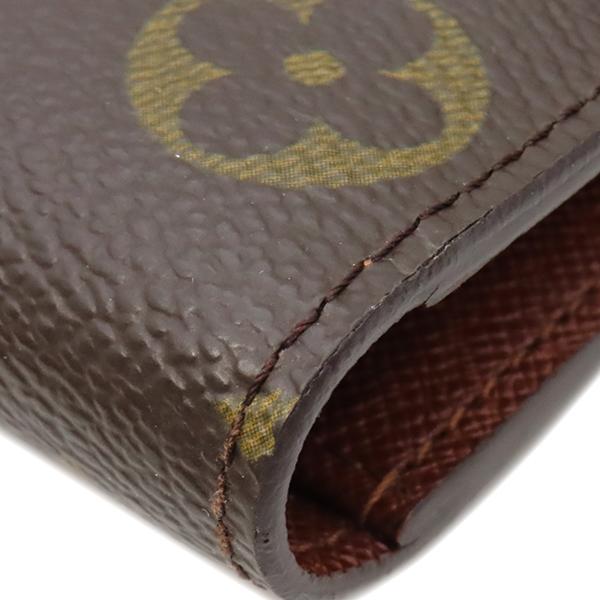 ルイヴィトン 長財布 ポシェット パスポール モノグラム ブラウン 茶 ３つ折り LOUIS VUITTON（ルイ・ヴィトン） 長財布 モノグラム ポシェット