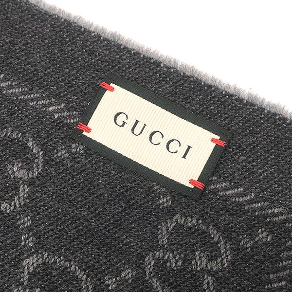 GUCCI（グッチ） マフラー ダブルジャガード ウールスカーフ ウール