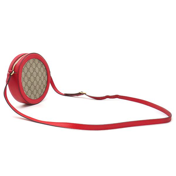 グッチ GUCCI ショルダーバッグ GGアップル クロスボディバッグ GGスプリームキャンバス レッド ゴールド金具 赤 ポシェット 丸型 625216【中古】 GGキャンバス グッチ ショルダーバッグ GGアップル クロスボディバッグ