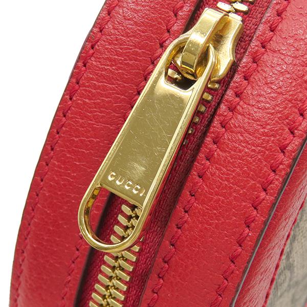 グッチ GUCCI ショルダーバッグ GGアップル クロスボディバッグ GGスプリームキャンバス レッド ゴールド金具 赤 ポシェット 丸型 625216【中古】 GGキャンバス グッチ ショルダーバッグ GGアップル クロスボディバッグ