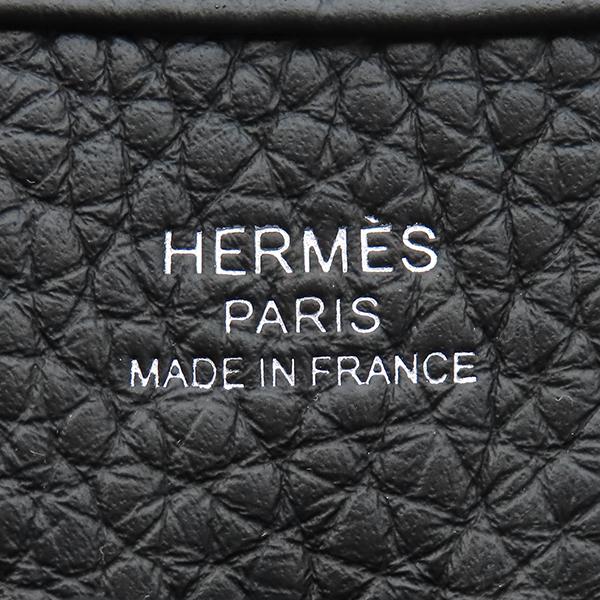 未使用 エルメス HERMES レディース ショルダーバッグ ブラック トリヨンクレマンス エルメス ショルダーバッグ エブリン3 23 ブラック/シルバー金具