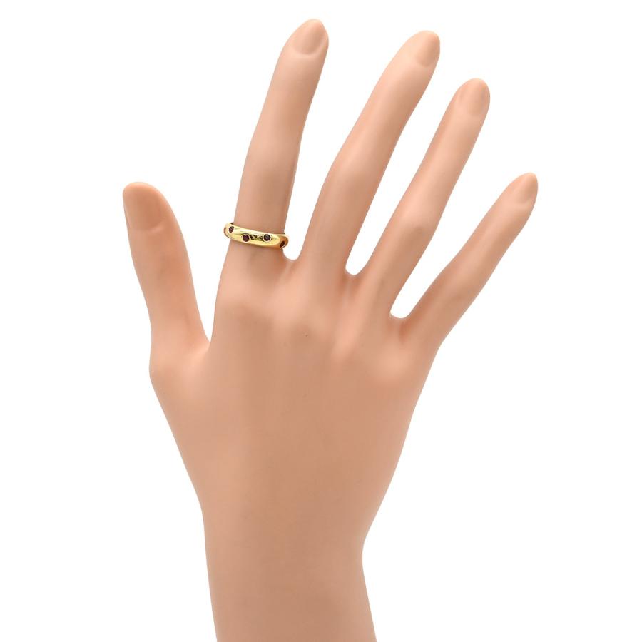 ティファニードッツリングルビー12.5号イエローゴールドYG指輪正規品 TIFFANY&Co.（ティファニー） リング 指輪 ドッツ ドッツ ルビー
