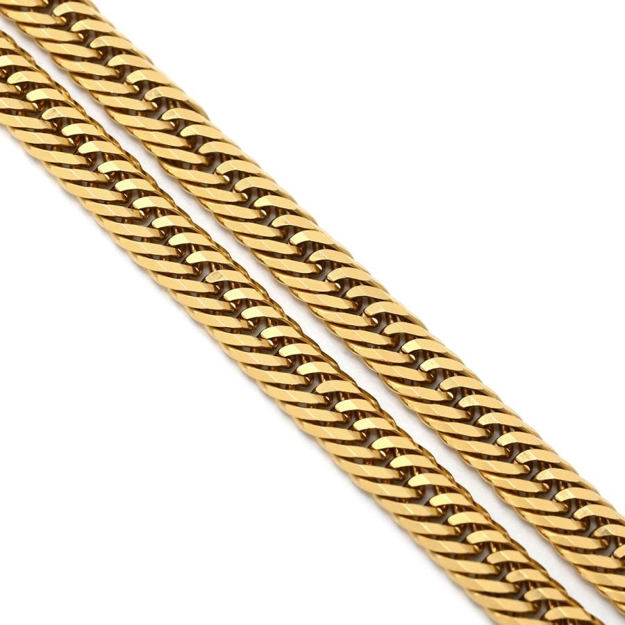 喜平 ネックレス K18 18金 50.2cm 12.2g 12面 トリプル K18YG ゴールド 