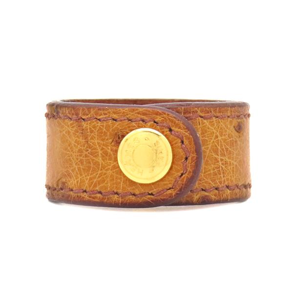 HERMES（エルメス） グローブホルダー ノマド オーストリッチ ブラウン