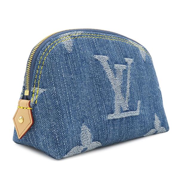 LOUIS VUITTON（ルイ・ヴィトン） 化粧ポーチ モノグラムデニム