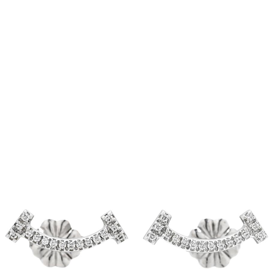 TIFFANY&Co.（ティファニー） ピアス T Tスマイル ミニ ダイヤ
