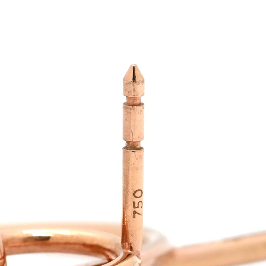 HERMES（エルメス） ピアス エシャペ エシャペ PM ゴールド ローズ 