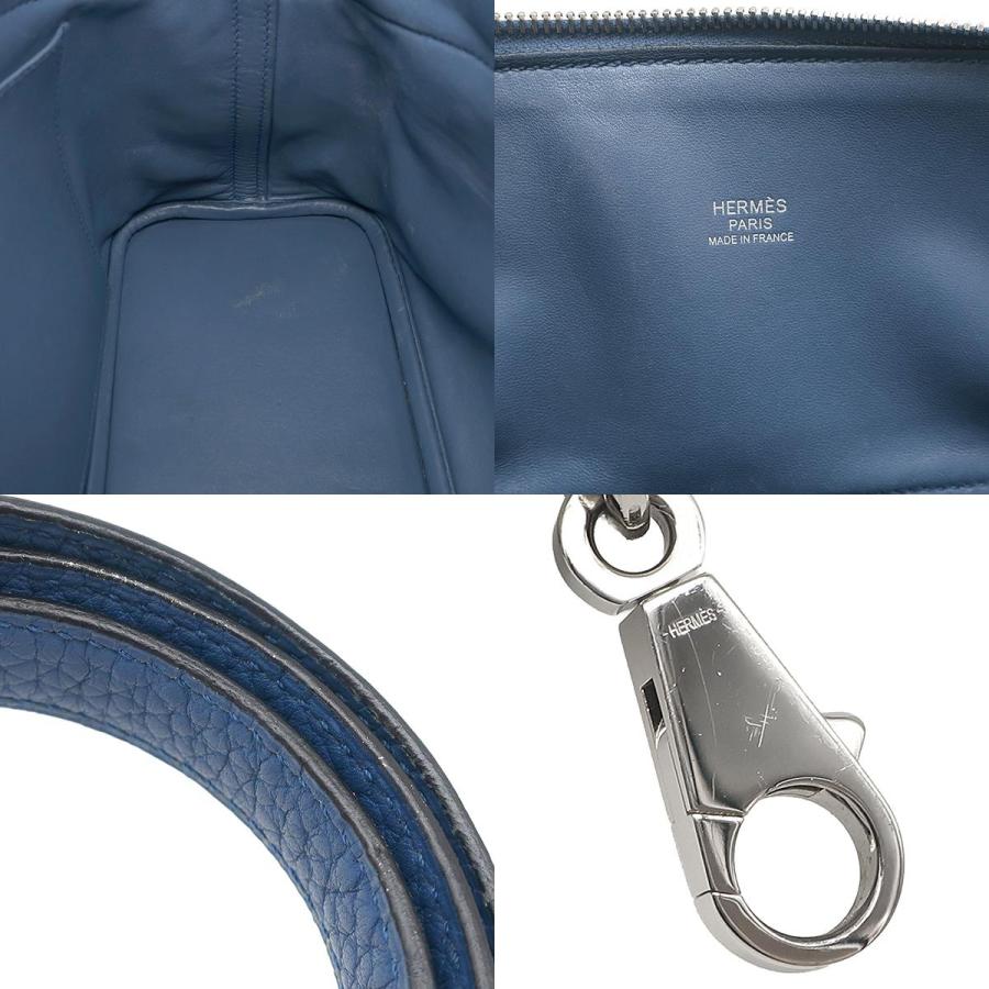 ボリード エルメス 2WAYバッグ ボリード31 トリヨンクレマンス ブルー