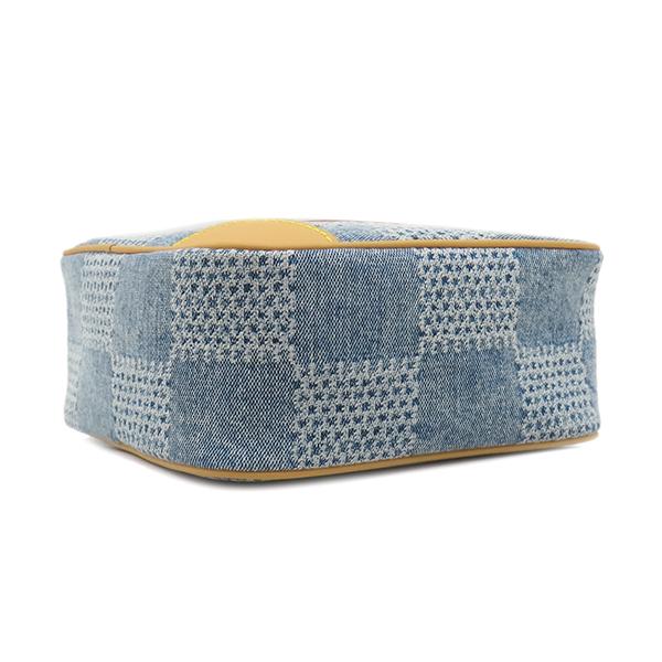 ルイヴィトン LOUIS VUITTON 2WAYバッグ チェス メッセンジャー レザー ダミエデニム ブルー ゴールド金具 ハンドハッグ ショルダー 青 N40706 RFID 【保存袋】【中古】 LOUIS VUITTON（ルイ・ヴィトン） ショルダーバッグ チェス