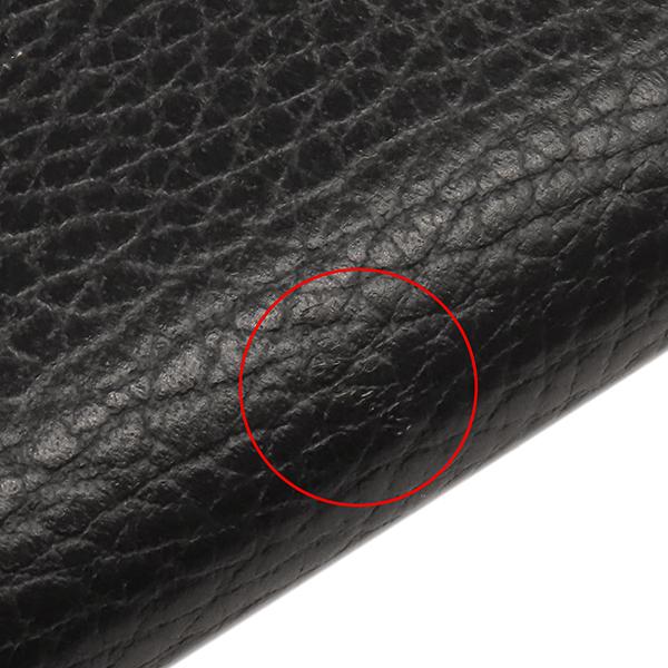 グッチ GUCCI 長財布 ボウ ジップアラウンド ウォレット レザー ブラック ヴィンテージ金具 黒 ピンク GGマーモント リボンモチーフ 花柄 524291 【箱】【中古】 GG グッチ 長財布 GGマーモント ボウ ジップアラウンド ウォレット