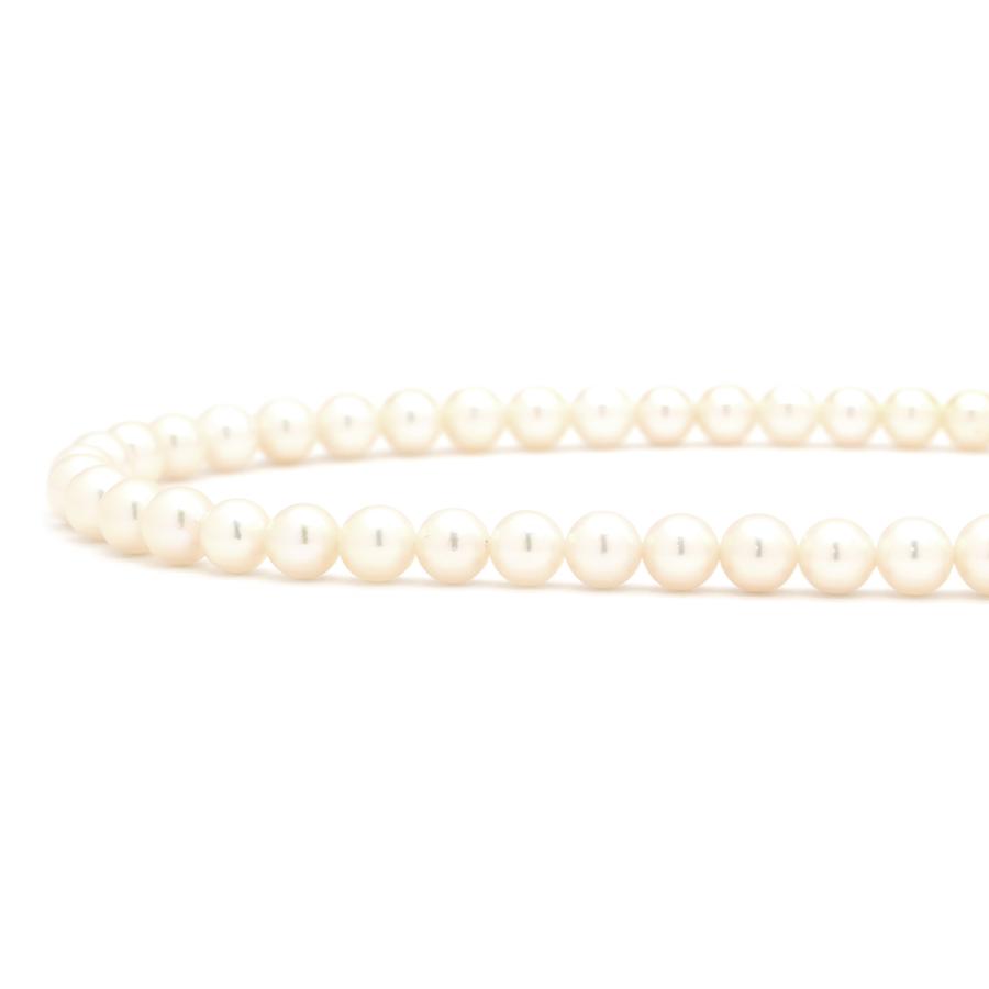 TASAKI✨アコヤ パールネックレス 本真珠 約5.5〜5.8㎜ シルバー 白 タサキ ネックレス あこやパール 5.5-6.0mm ホワイト パールホワイト
