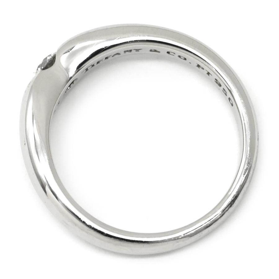 美品◎ ティファニー カーブドバンド リング 指輪 11号 シルバー925 TIFFANY&Co.（ティファニー） リング 指輪 カーブドバンド ダイヤ