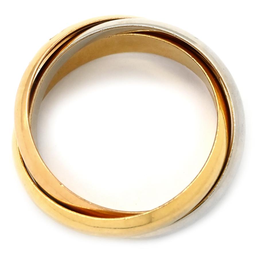 Cartier　カルティエ　トリニティリング 750YG/WG/PG 53号 TRINITY（Cartier） カルティエ リング 指輪 トリニティ ゴールド WG