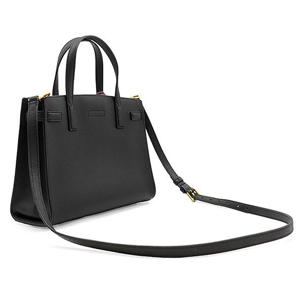 トリーバーチ 2way ロビンソン ウォーカー サッチェル レザー ブラック 1 TORY BURCH（トリーバーチ） 2WAYバッグ ウォーカー スモール