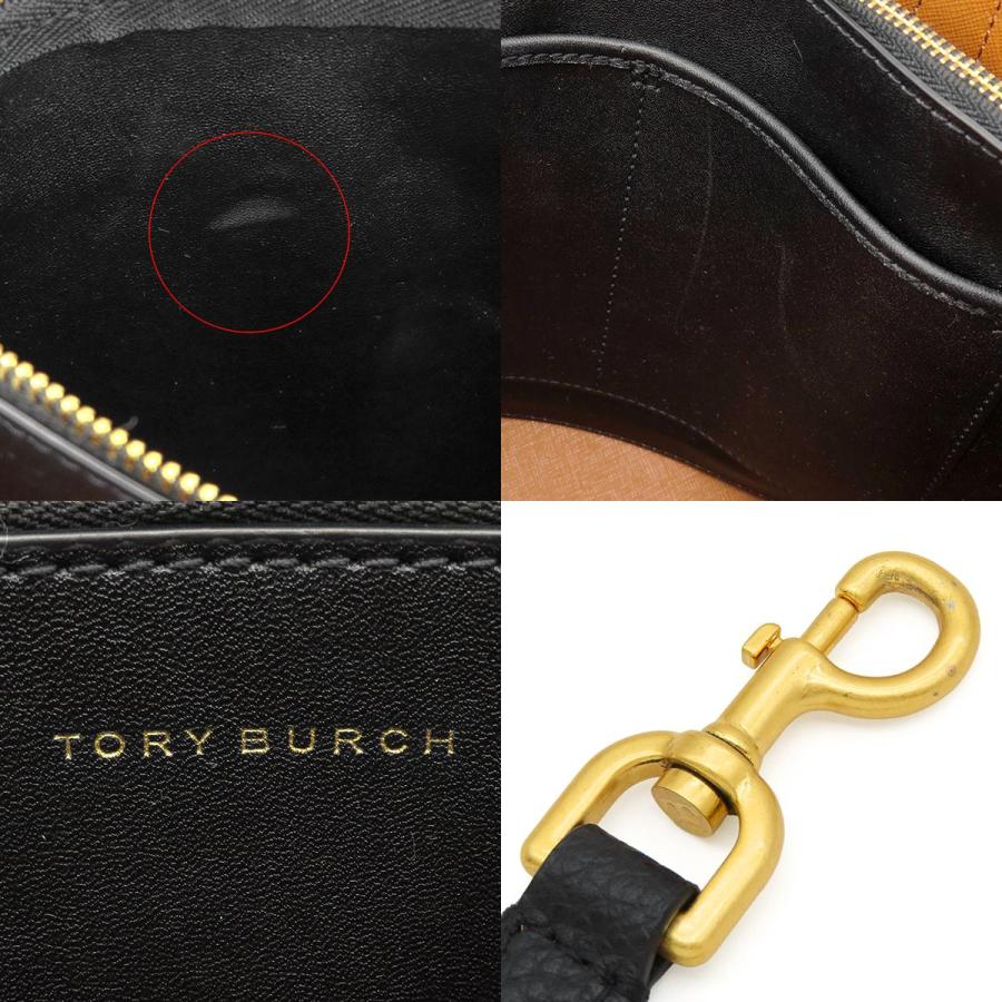 トリーバーチ 2way ロビンソン ウォーカー サッチェル レザー ブラック 1 TORY BURCH（トリーバーチ） 2WAYバッグ ウォーカー スモール