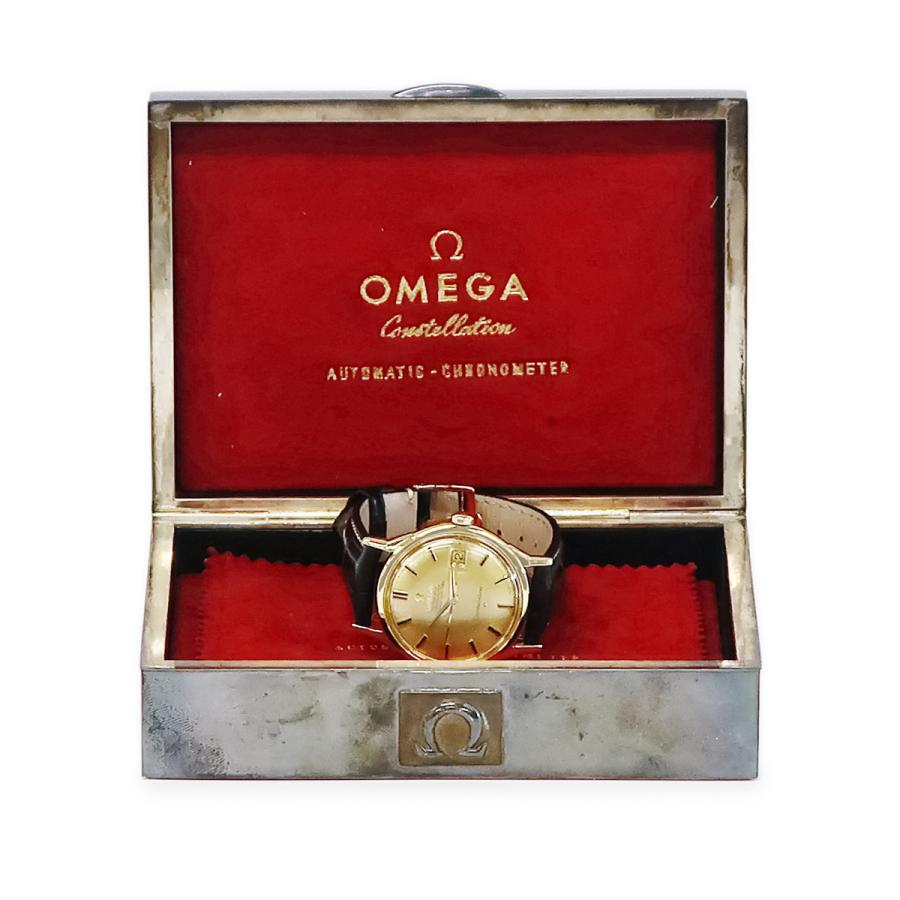 オメガコンステレーショントップゴールド　168.005 自動巻　不動 OH要 OMEGA（オメガ） 【3年保証】 コンステレーション 168.005 K18YG無垢