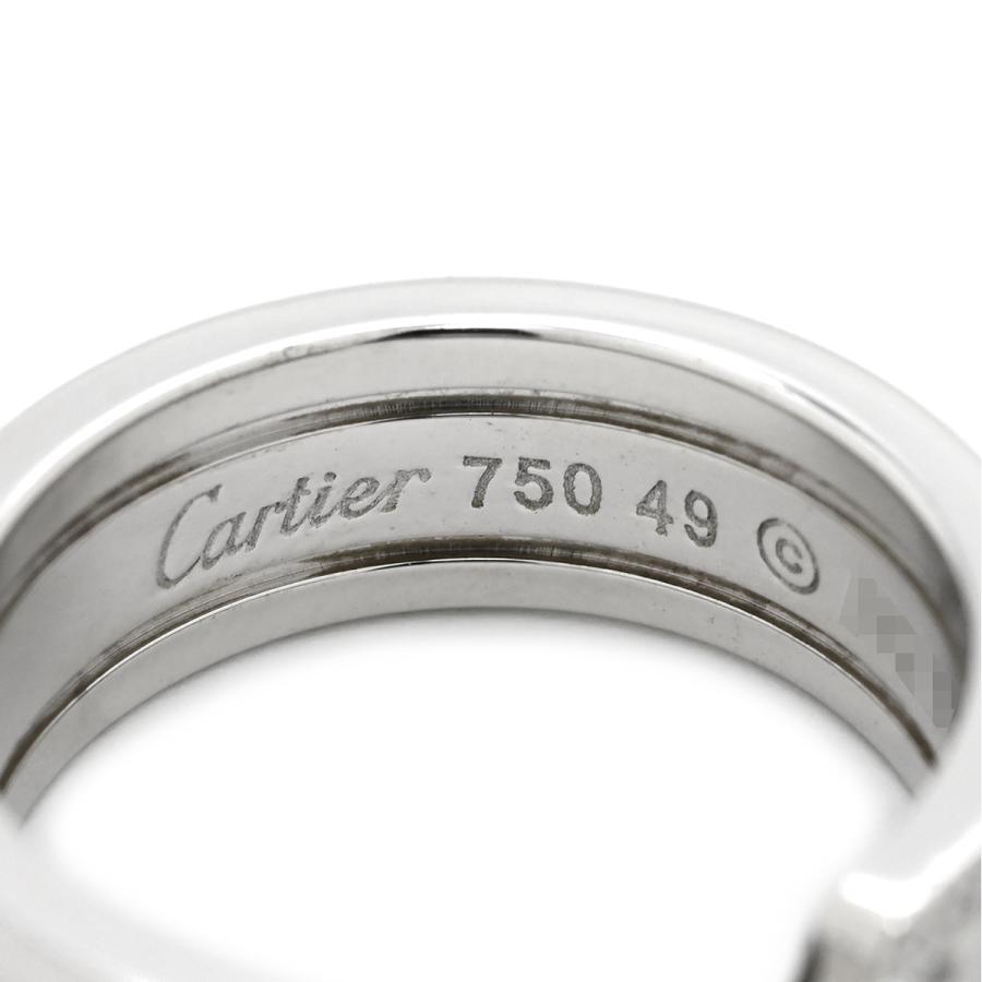 C DE CARTIER カルティエ リング 指輪 C2 ダイヤリング シルバー