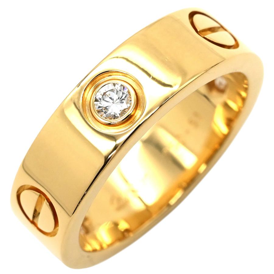 LOVE（Cartier） カルティエ リング 指輪 ラブ ラブリング ハーフ 