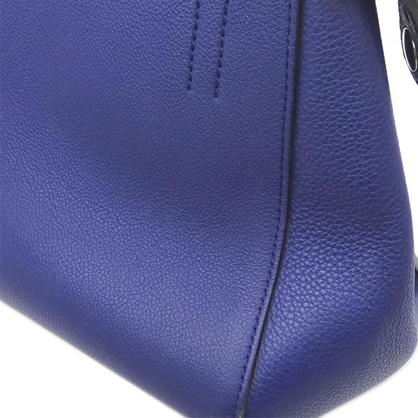 CELINE（セリーヌ） ハンドバッグ エッジ レザー ブルー ブルー 青