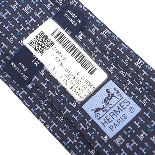 HERMES（エルメス） ネクタイ クラバット 7cm Hコレクション シルク