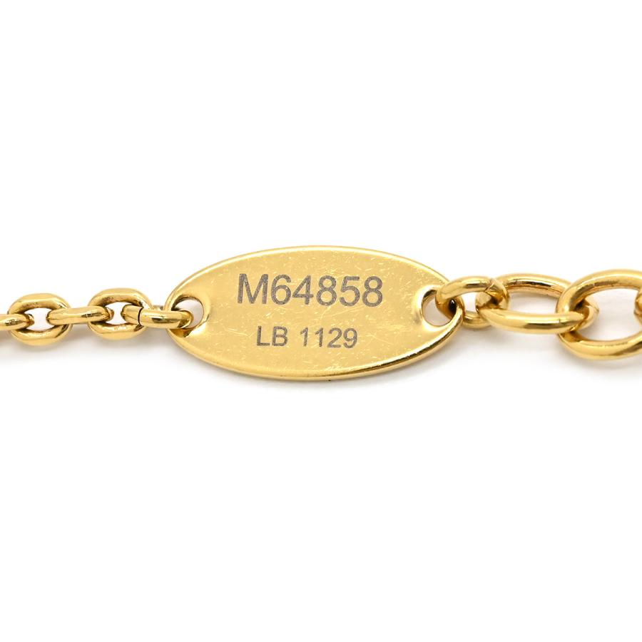 ルイヴィトン ブレスレット ブラスレ ブルーミング GP ゴールド M64858 LVサークル モノグラムフラワー LB1129_4