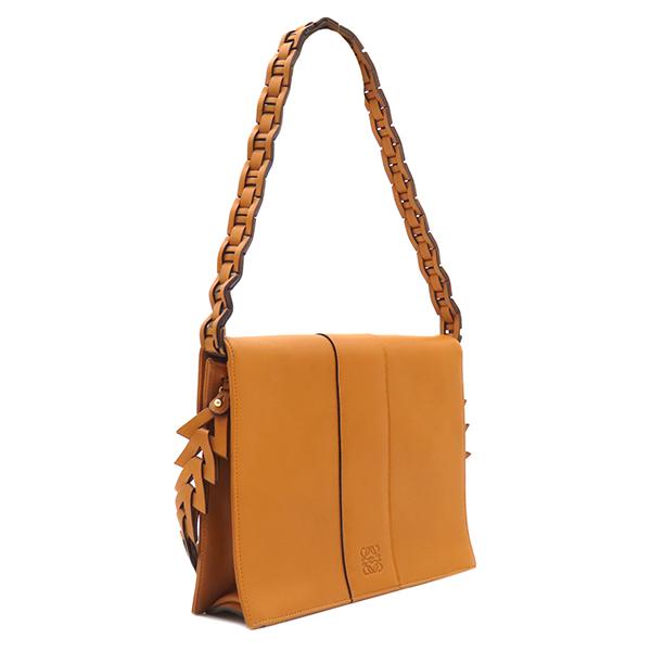 LOEWE（ロエベ） 2WAYバッグ フラップバッグ レザー ブラウン ブラウン 