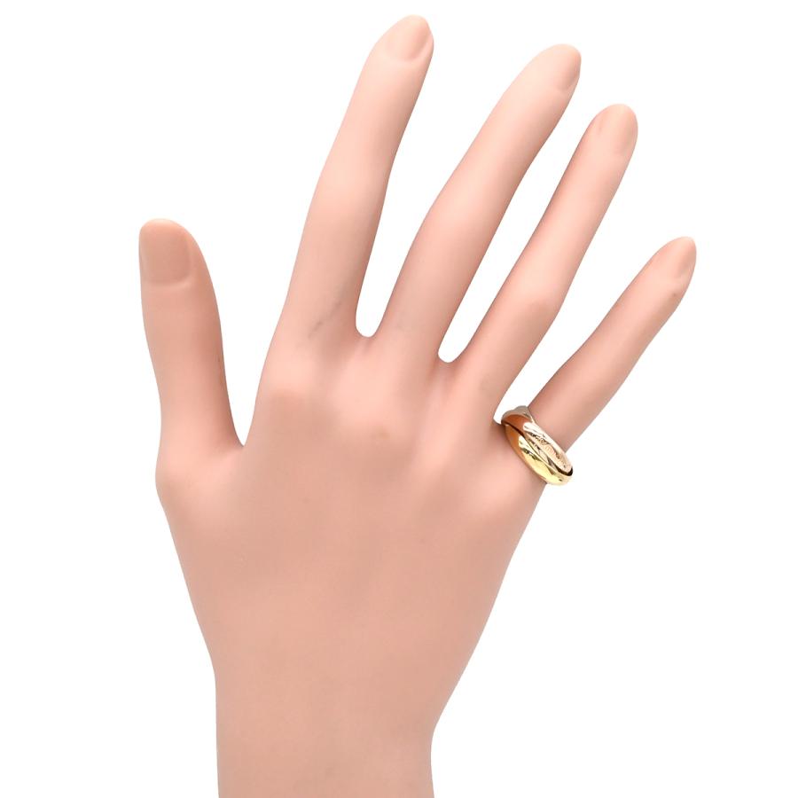 Cartier カルティエクラシック トリニティリング K18 3連リング 49 TRINITY（Cartier） カルティエ リング 指輪 トリニティ トリニティ