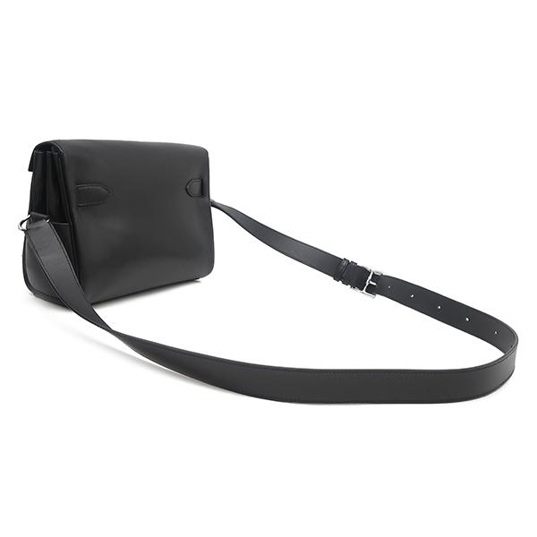 Kelly エルメス ショルダーバッグ ケリー メッセンジャー PM ブラック