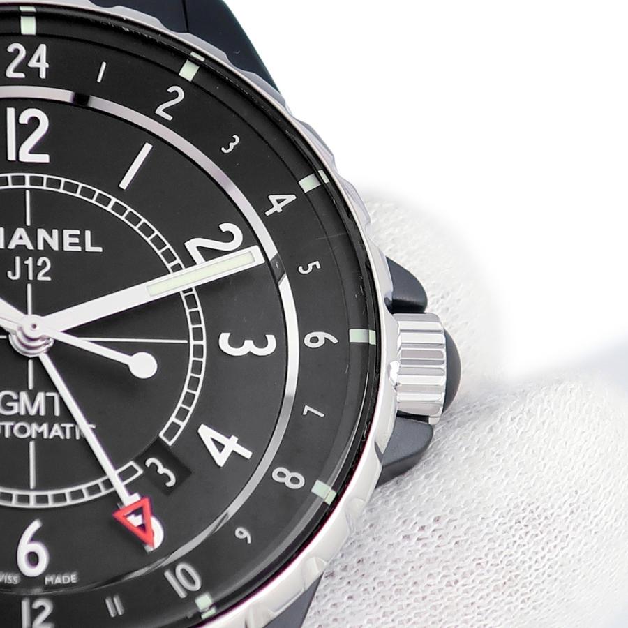 J12 【3年保証】 シャネル GMT 41mm H3101 マットブラックセラミック 